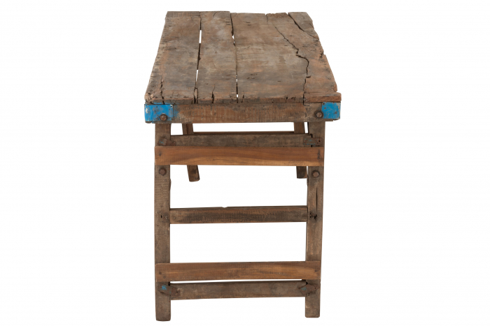 Masa consola Aged, Lemn, Maro, 152x58x70.5 cm [3]