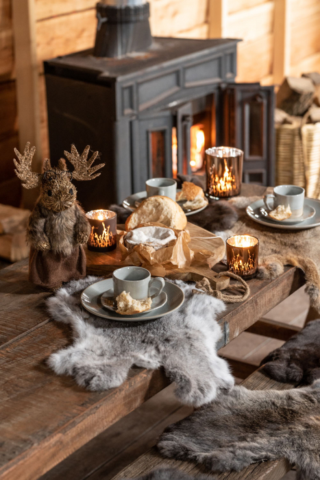 Masa consola Aged, Lemn, Maro, 152x58x70.5 cm [7]