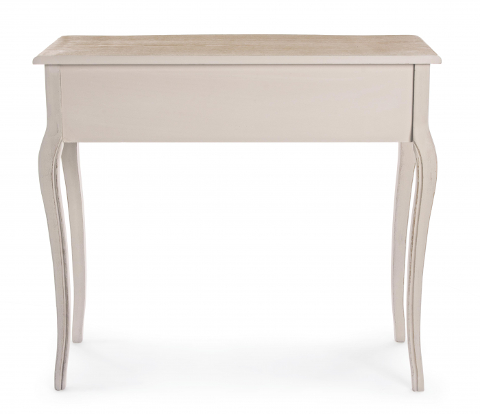 Masa consola Clarisse, MDF/Lemn, Maro, 90x40x80 cm [2]