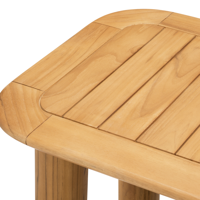 Masa consola de exterior Weston din lemn de tec natural |W. 170 | D. 55 | H. 76 cm  [4]