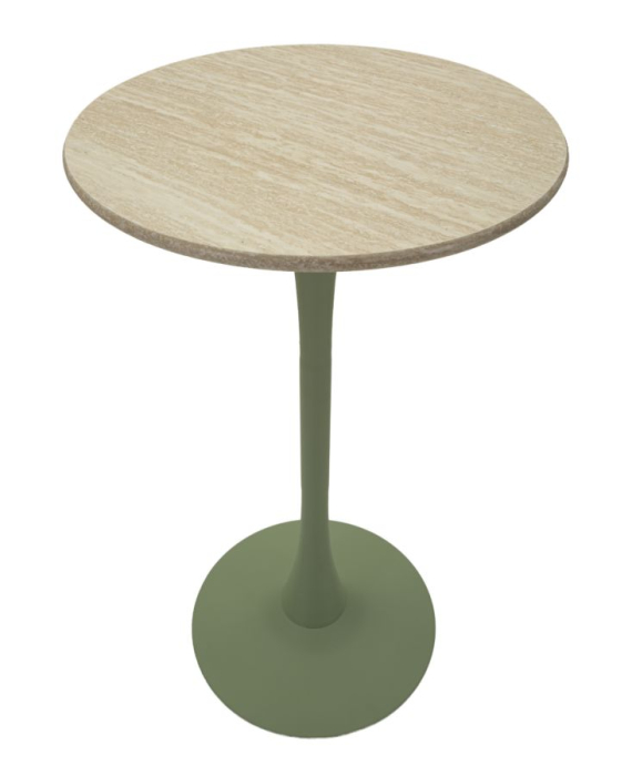 Masa de bar Alaska verde ø 60x106 cm [2]