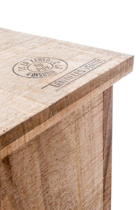 Masa de bar, Lemn, Natural, 180.5x55x104.5 cm [7]