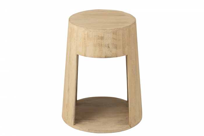 Masa laterala / noptiera Drawn cu sertar, Lemn de Mango/Mdf Natur [7]