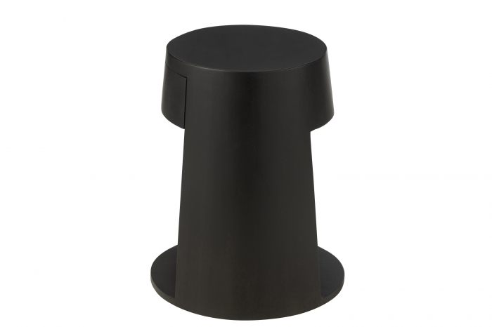 Masa laterala / noptiera Drawn cu sertar, Lemn de Mango/Mdf Negru [10]