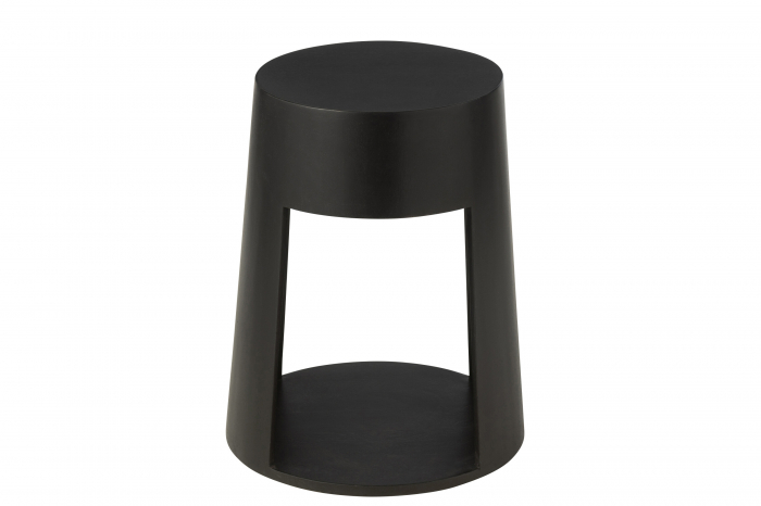 Masa laterala / noptiera Drawn cu sertar, Lemn de Mango/Mdf Negru [6]