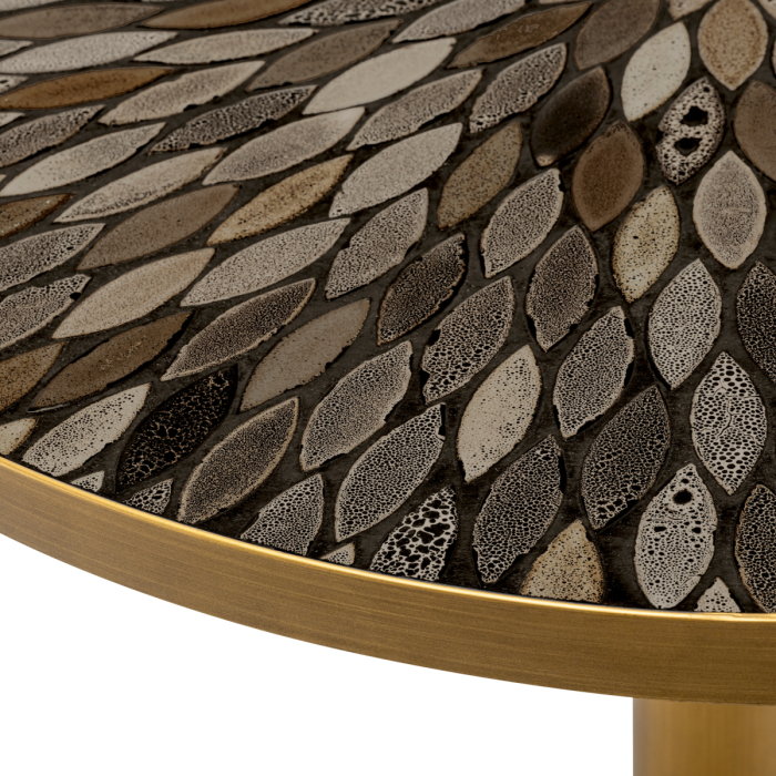 Masa de dining Declan cu finisaj alama antica |Ø 79.5 | H. 75.5 cm  [5]