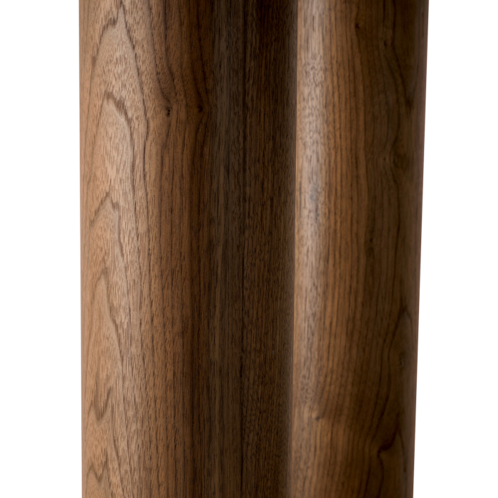 Masa de dining Presedio furnir de nuc, marmura biano liliac |Ø 120 | H. 76 cm  [5]