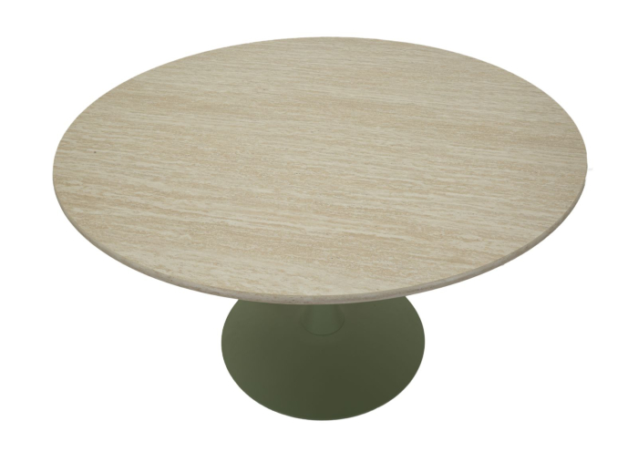 Masa de dining Stockholm verde, ø 120x76 cm [2]