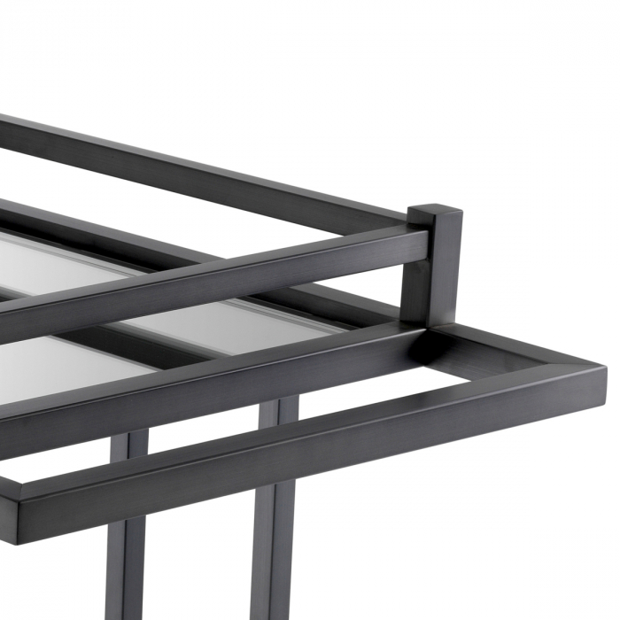 Masă de servire cu roti, Beverly Hills, finisaj bronz [4]