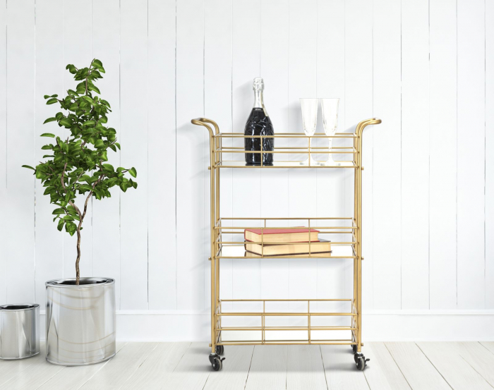 Masa de servire cu roti GLAM (cm) 60X30,5X80 [8]