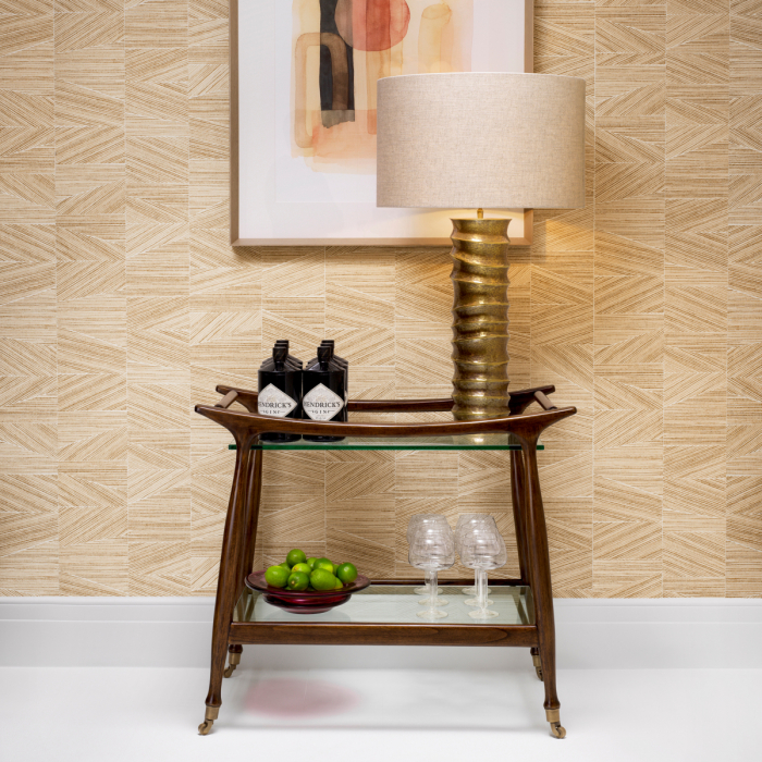 Masă de servire cu roti, Manzo clasic maro, Dims: L. 86 | W. 50 | H. 75.5 (CM) [2]