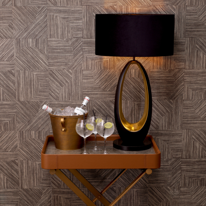 Masa de servit Monarch piele maro, Dims: L. 73.5 | W. 53.5 | H. 75  (CM) [2]