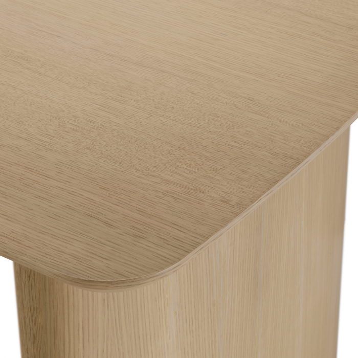 Masă dining, Bergman S, furnir din stejar, natur, Dims: L. 230 | W. 120 | H. 76.5 (CM) [7]