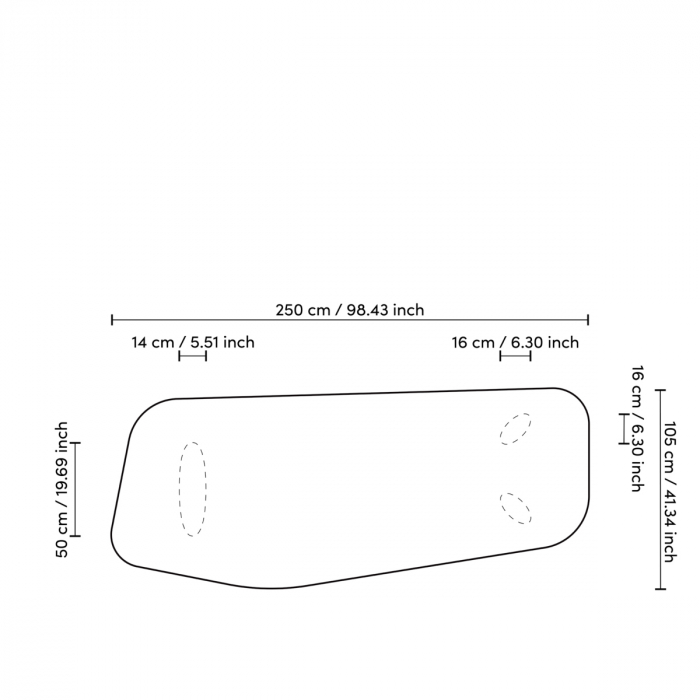 Masă dining, Flemings furnir negru [7]