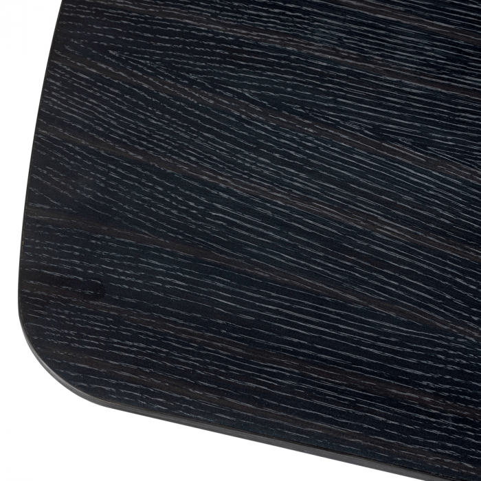 Masă dining, Harmonie L furnir negru [5]