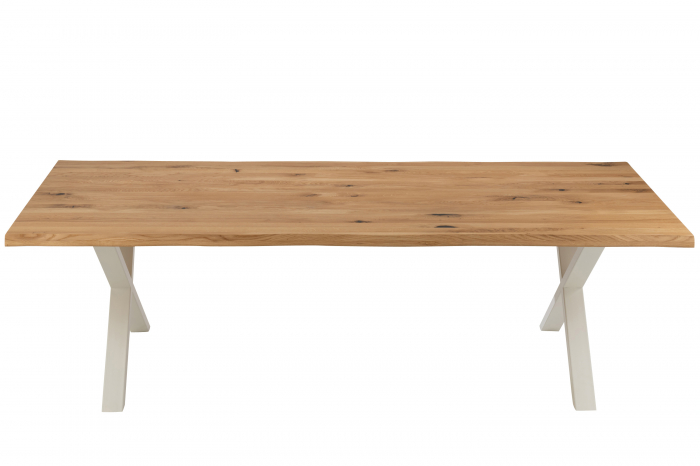 Picioare masa dining, Metal , Alb , 86x18x72 [5]