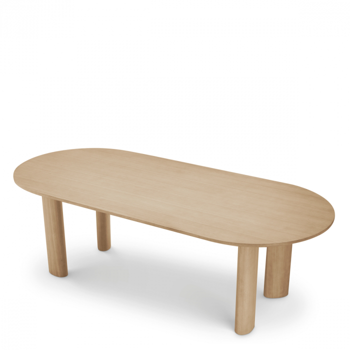 Masă dining, Mogador S, furnir din stejar, natur [2]