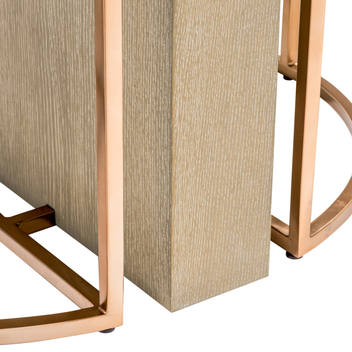 Masă dining, Remington ø 152 cm, furnir din stejar, , Dims: Ø 152 | H. 75  (CM) [5]