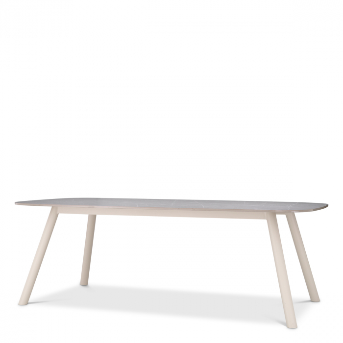 Masa exterioara Nassau S ceramica gri deschis, Dims: L. 220 | W. 120 | H. 75.5 (CM) [4]