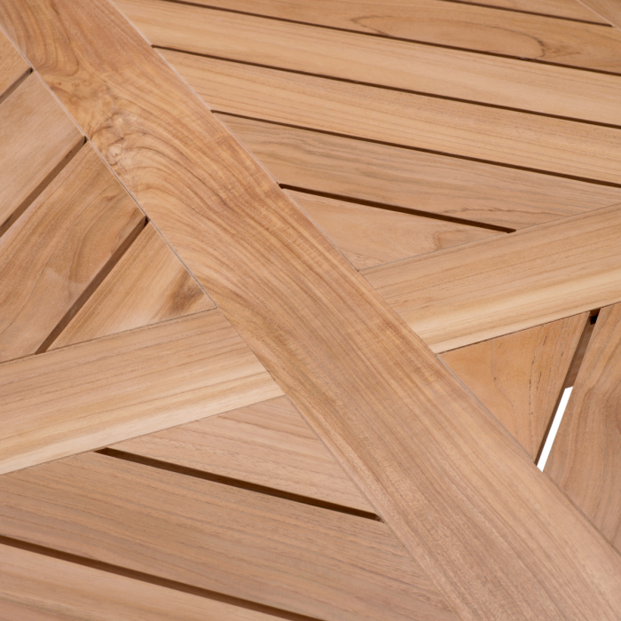 Masă exterior Bell Rive din tec natur [9]