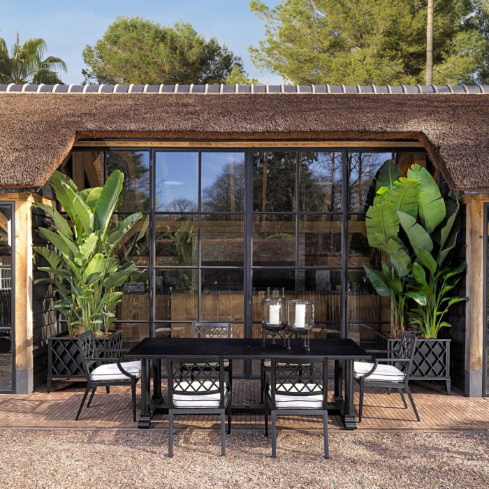 Masă exterior Bell Rive dreptunghiulară neagră [2]