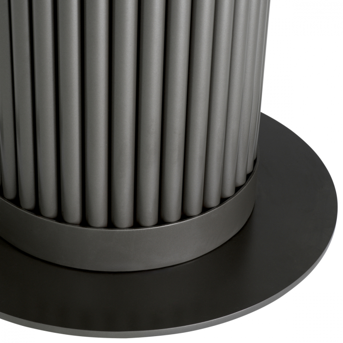 Masă exterior Volterra, blat rotund cu aspect marmura, Dims: Ø 120 | H. 76 (CM) [6]