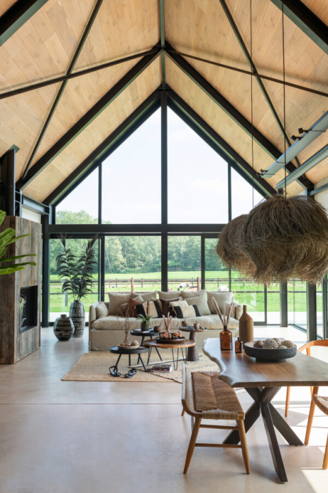 Masa Gerard, Lemn Acacia, Negru, 180x90x76 cm [8]