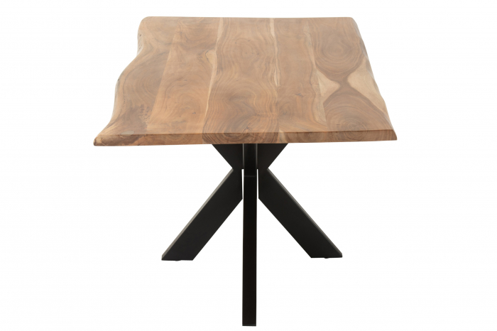 Masa Gerard, Lemn Acacia, Negru, 180x90x76 cm [5]