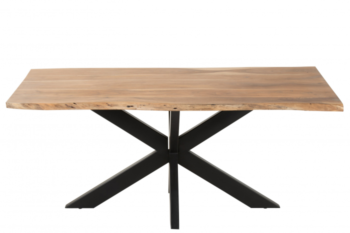 Masa Gerard, Lemn Acacia, Negru, 180x90x76 cm [4]