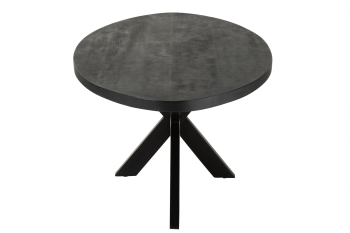 Masa Gerard Round, Lemn, Negru, 210x110x76 cm [3]