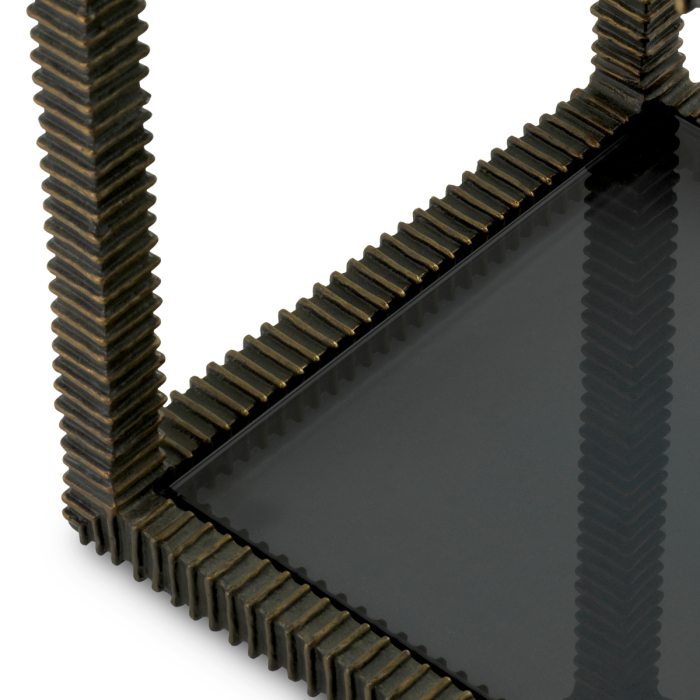 Masa laterala Bethesda cu finisaj bronz |L. 40 | W. 60 | H. 50.5 cm  [5]