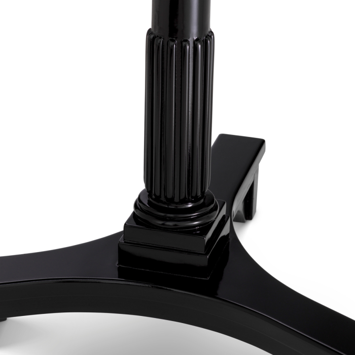 Masa laterala Roentgen cu finisaj negru ceruit |Ø 58.5 | H. 74.5 cm  [5]