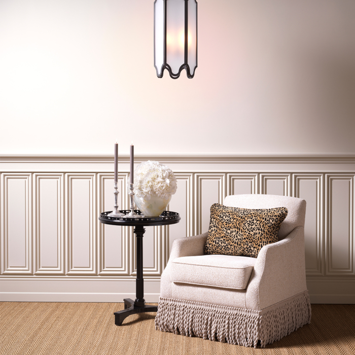 Masa laterala Roentgen cu finisaj negru ceruit |Ø 58.5 | H. 74.5 cm  [2]