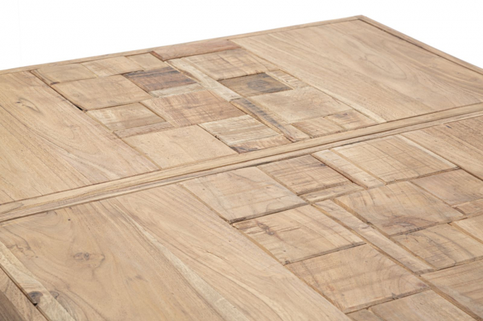 Masa MUMBAI quad. all. cm 80x80x77-lung. t. 160 ( salcâm a) [6]