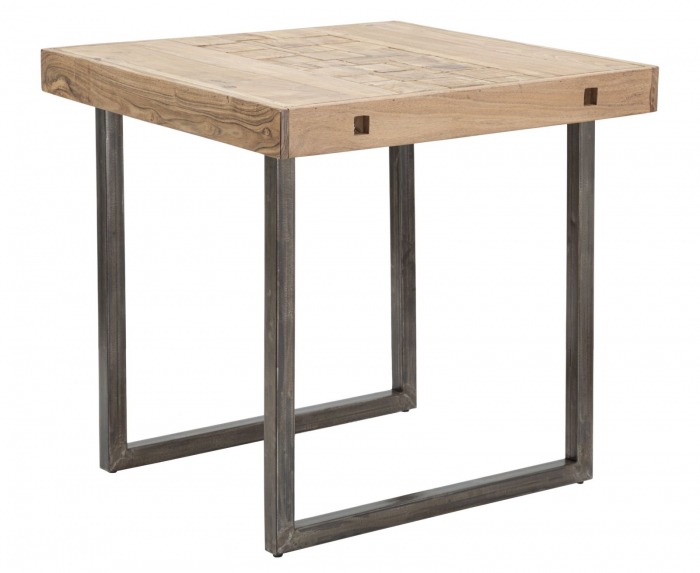 Masa MUMBAI quad. all. cm 80x80x77-lung. t. 160 ( salcâm a) [4]