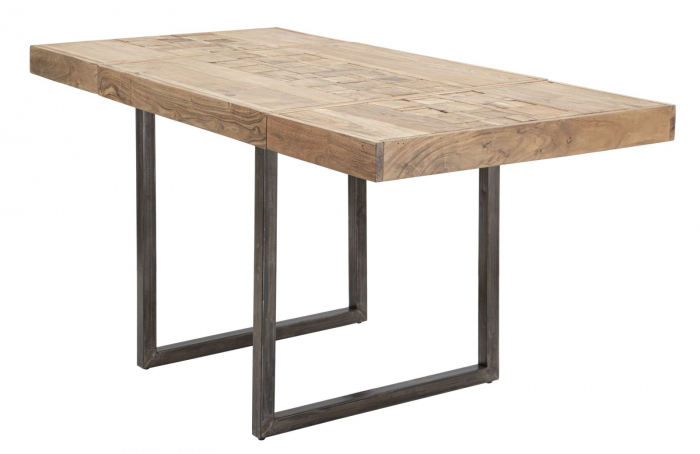 Masa MUMBAI quad. all. cm 80x80x77-lung. t. 160 ( salcâm a) [3]