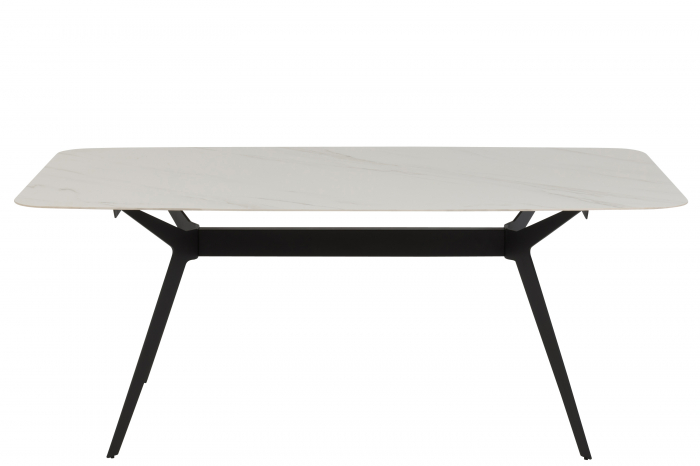 Masa Rectangle, Metal, Alb, 180x90x74 cm [2]