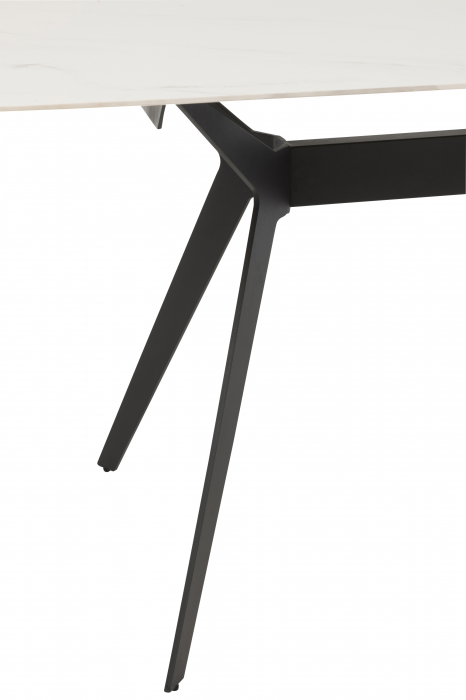 Masa Rectangle, Metal, Alb, 180x90x74 cm [4]