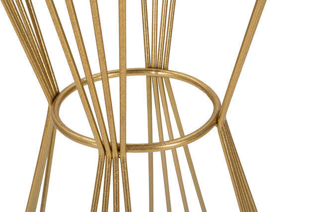 Masa Super, Fier/MDF/Oglinda, Auriu, 100x50x50 cm [4]