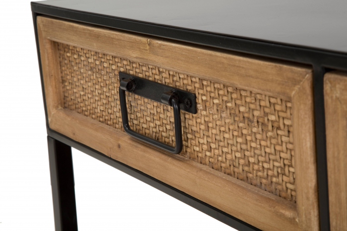 Masa TV, Fier/MDF, Multicolor, 38x95x38 cm [5]