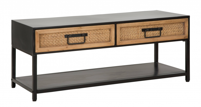 Masa TV, Fier/MDF, Multicolor, 38x95x38 cm [3]