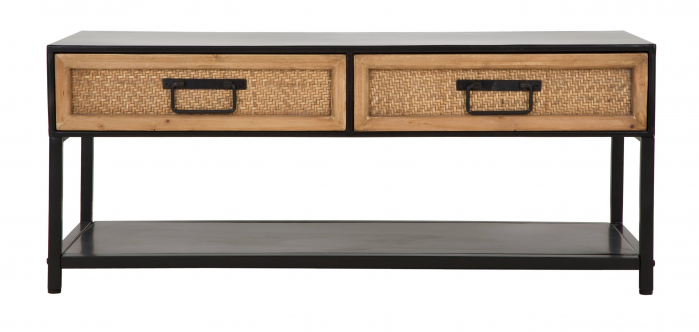 Masa TV, Fier/MDF, Multicolor, 38x95x38 cm [8]