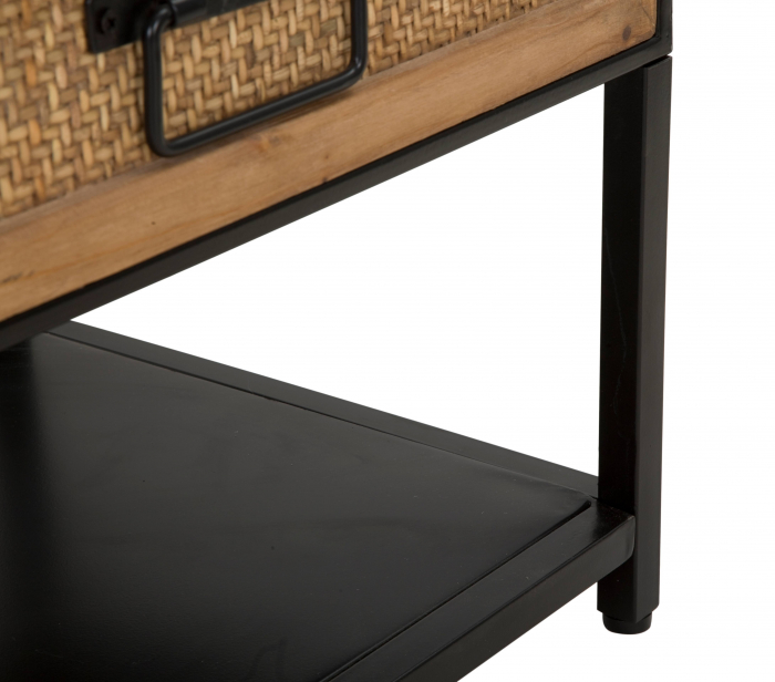 Masa TV, Fier/MDF, Multicolor, 38x95x38 cm [4]