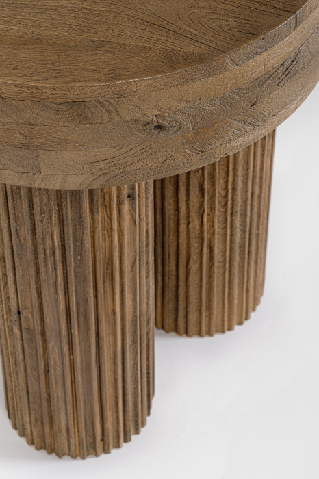 Masuta Dacca, Lemn, Maro, 45x45x50 cm [3]