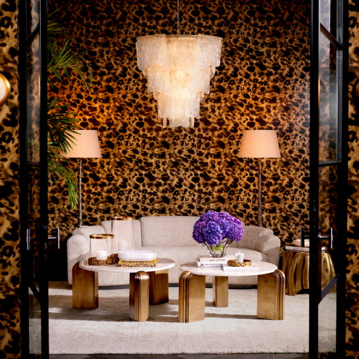 Măsuță de cafea, Albion finisaj alama antica, Dims: Ø 99 | H. 46 (CM) [2]