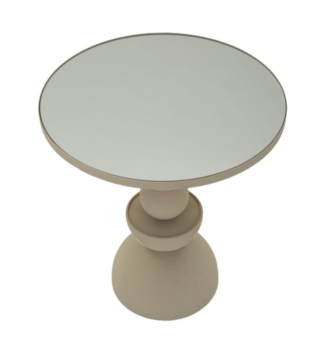 Masuta de cafea Dune cu oglinda ø 45x49,5 cm [2]