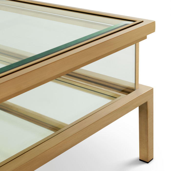 Masuta de cafea, Harvey dreptunghiulara finisaj alama periata [2]