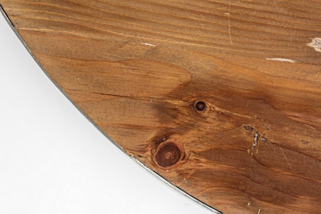 Masuta de cafea Lancester, Otel/Lemn, Alb, 70x32 cm [3]