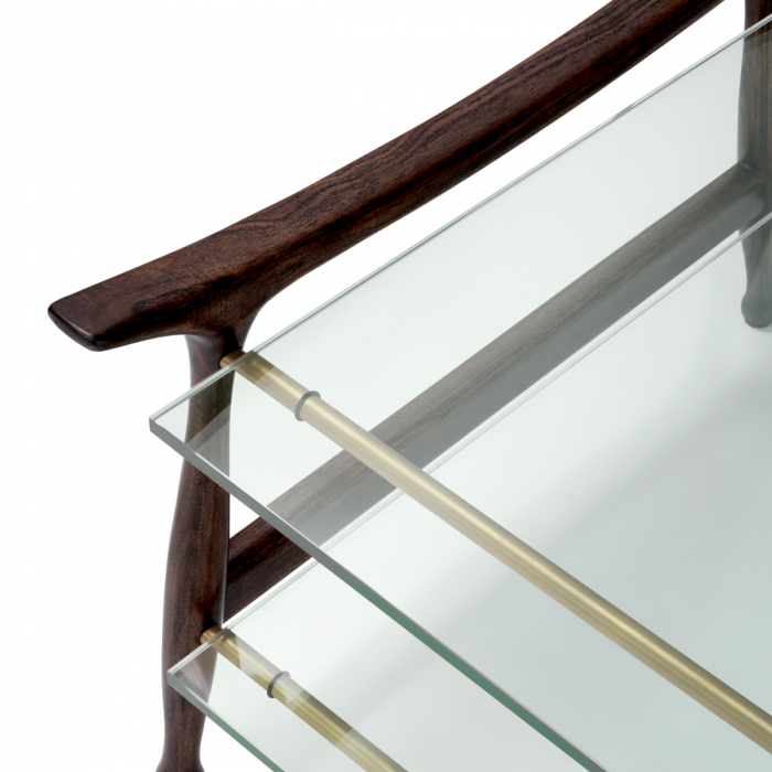 Măsuță de cafea, Manzo clasic maro, Dims: L. 75.5 | W. 74.5 | H. 46 (CM) [5]