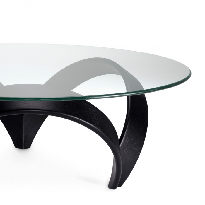 Măsuță de cafea, Soquel furnir negru, Dims: Ø 110 | H. 36.5 (CM) [4]